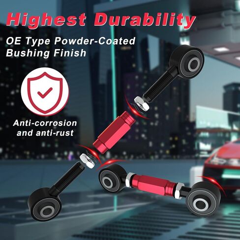 طقم ذراع الحدبة الخلفي العلوي القابل للتعديل من قطعتين متوافق مع Honda Civic 88-00 وIntegra 94-01 EK EG، أذرع التحكم في الحدبة in Saudi Arabia