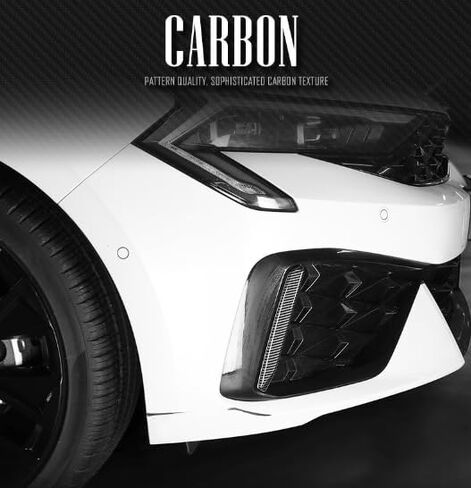 YOUTOOCAR Car Car Front Fog Light Lamp Cover Trim Accessories Compatible with Kia K5 2025 Accessories (Carbon Fiber Pattern) in Saudi Arabia
