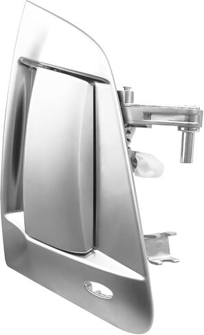 TIKSCIENCE Exterior Door Handle Assembly Front Right Passenger Side Fit for Nissan 370Z 2009-2017 Replace 96900 80606-1EA0B 80606-1EA0C, Silver in Kuwait