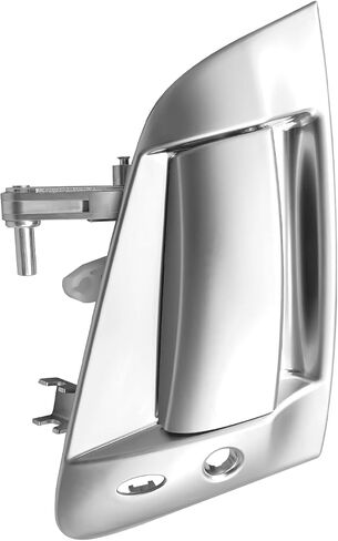 TIKSCIENCE Exterior Door Handle Assembly Front Right Passenger Side Fit for Nissan 370Z 2009-2017 Replace 96900 80606-1EA0B 80606-1EA0C, Silver in Kuwait