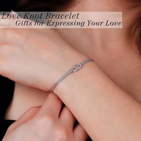 Gold Bracelets for Women Teen Girl Gifts Infinity Knot Bracelet Gifts for Daughter Granddaughter Wife Birthday Gift Ideas Anniversary Valentines Mothers Day Christmas Jewelry Gifts in Kuwait