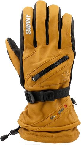 Swany Women's X-Cell 2.1 Sports Moisture-Wicking Quick-Drying Warm Durable Flexible Leather Winter Gloves in Kuwait
