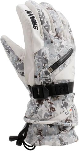 Swany Women's X-Cell 2.1 Sports Moisture-Wicking Quick-Drying Warm Durable Flexible Leather Winter Gloves in Kuwait