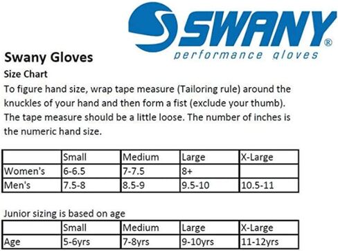 Swany Women's X-Cell 2.1 Sports Moisture-Wicking Quick-Drying Warm Durable Flexible Leather Winter Gloves in Kuwait
