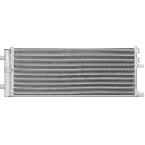 DNA MOTORING Aluminum Air Conditioning A/C Condenser Compatible with Chevy Silverado 2500 3500 2020-2024 Sierra 2500 3500 2020-2024, GM3030333, OEM-CDS-30178