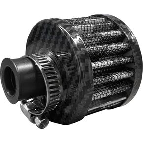 Car Breather Filter, 0.47"/12mm Cold Air Intake Filter Cleaner, Crankcase Vent Valve Cover Filter Breather, Automotive Air Filter for Most Car Motorcycle (Black) in Kuwait