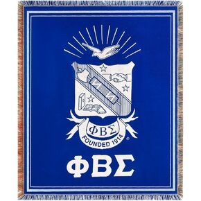البائع الرسمي Bad Bananas BBGreek Omega Psi Phi - نسيج منسوج - 51 × 63 بوصة - أدوات الأخوة