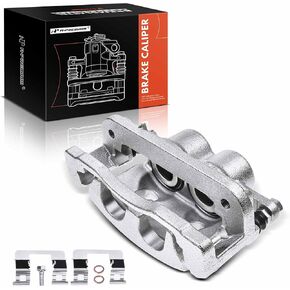 A-Premium Brake Caliper Assembly with Bracket Compatible with Select Chevy and GMC Models - Silverado 1500/Sierra 1500 2005-2007, Yukon Tahoe 2007-2008 - Front Left Driver Side