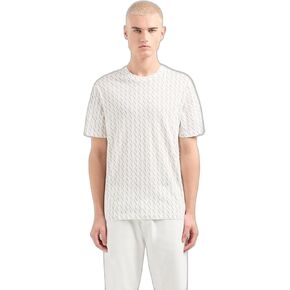 Armani Exchange Men's Regular Fit Ax All Over Print Graphic Tee