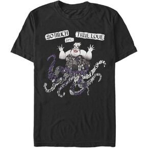 Disney Young Men's Ursula Word Fill Short Sleeve T-Shirt