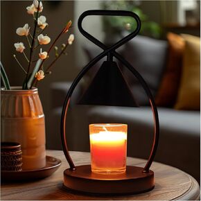 LIFFY Candle Warmer Lamp Home Decor - Wax Melt Warmer for Scented Wax - Dimmable Wax Warmer with Timer & 2 Bulbs, Gift Ideas for Housewarming, Birthday, Bedroom