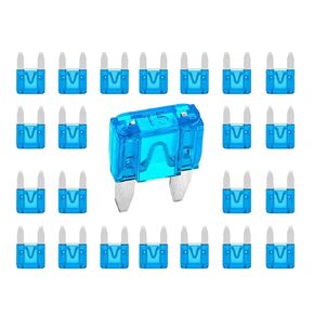 UZAKA 100 Pack Auto Fuses 15 AMP APM/ATM 32V Mini Blade Style Fuses 35A Short Circuit Protection Car Fuse - 100Pack (Mini 15A)