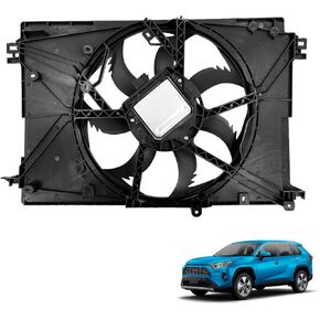 16360F0060 مروحة تبريد الرادياتير متوافقة مع 2019-2021 Toyota RAV4/ 2021 Toyota Venza/ 2023 Toyota Crown 2.5L استبدال # 16360-F0060 TO3115208 in Kuwait