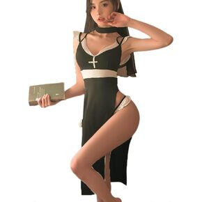 Women's cosplay sexy nun uniform Japanese Kawaii lingerie Halloween tight fitting lingerie