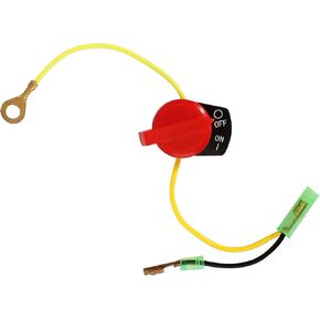 On/Off Engine Stop Kill Switch Control for GX110 GX120 GX160 GX200 GX240 GX270 GX340 GX390 ED1000 EZ1400 EG1400 EG1000 EZ2500 EZ3500 EZ5000 WT30XK4 WT40XK3 CC4033 26A-BPH3710 Engine