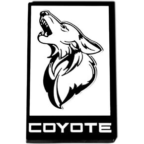 MF Auto Designs - GT350 Style Coyote Badge (White)