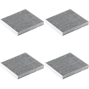 CF10285 Cabin Air Filter with Activated Carbon Fit for 2005-2018 Toyota,2008-2016 Scion,2006-2017 Lexus,2015-2016 Land Rover Replaces CP285(set of 4)