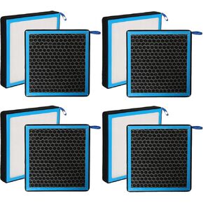 4PCS CF11182 Cabin Air Filter with Activated Carbon Fit for Honda Civic/CR-V/Odyssey/Clarity/CR-Z/Fit/HR-V/Insight, Fit for Acura Integra/MDX/RDX/TLX, OE# 80291-TF0-E01, 80292-TF0-G01