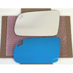 Replacement Blind Spot Mirror Glass with Full Size Adhesive for 2010-2019 LINCOLN MKT Driver Side View Left LH