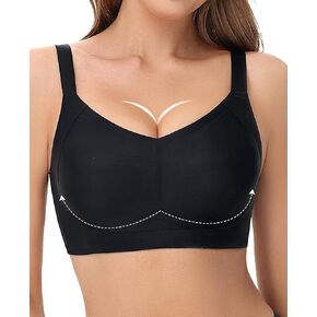 Padded Wireless Bras for Women No Underwire Seamless Bralettes Comfort T-Shirt Everyday Bra Full Coverage