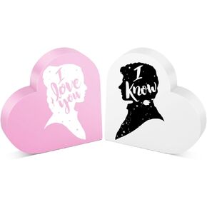 Valentines Day Gifts for Couples I Love You I Know Anniversary Wedding Gifts Romantic Engagement Gifts for Husband Wife Christmas Gifts Birthday Gifts for Movie Fans Lover 4.5 x 4.5 inches