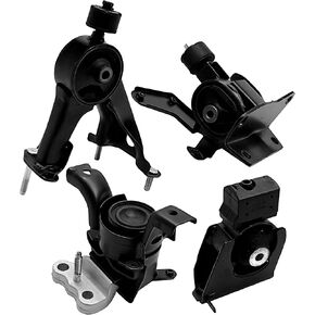 Engine Motor and Transmission Mount Kit 4Pcs Compatible with 2009-2010 Vibe 1.8L, with 2009-2013 Matrix 1.8L, with 2009-2018 Corolla 1.8L Replace # A62015, A62023, A62027, A62022