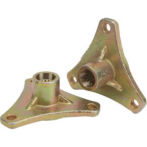 Aramox Spline Wheel Hub Fit for Quad Bike ATV Kart 110cc, 2Pcs 17T Steel Alloy Spline Rear Wheel Axle Hub
