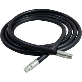 3/4 Inch ID Fuel Transfer Hose Length 20 FT W/Dual NPT Threads Connecter (NPT Male Fittings Size 3/4 Inch & 3/4 Inch) for Fuel Pump & Dispensing Diesel Fuel,Gasoline,Kerosene Biodiesel