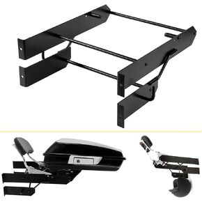Harley Garage Detachables Storage, Wall Mount Storage Rack for Harley Davidson Touring Road King Electra Road Street Glide CVO FL and Other Models Saddle Bags Luggage Racks