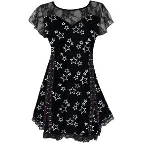 Dare to Wear Victorian Gothic Boho Women's Plus Size Roxann Corset Top