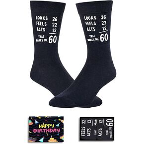 HAPPYPOP 60th Birthday Gifts for Men Women, Cool Gifts for 60 Year Old Man Woman, Gifts for Men Women in Their 60s