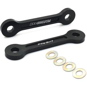 crazy sport Drop Lowering Links Kit For SUZ-UKI DRZ 400 DRZ400SM DRZ400S DRZ400E 400 400E 400S 400SM Motorcycle KLX400 Rear Shock Absorber Cushion Lever Suspension Linkage Drop Link 2000-2023 (Blue)