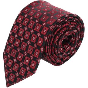 Trafalgar Men's Azzimato Diamond Stately Silk Necktie