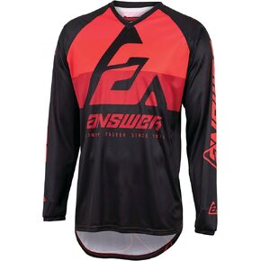 Answer Racing 447294 Men's A23 Syncron CC Jersey: Answer Red/White/Blue, 2XL