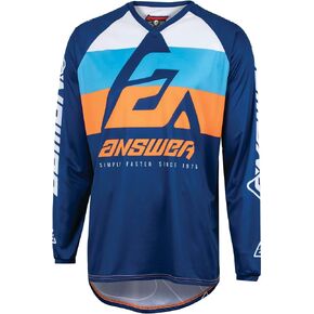 Answer Racing 447294 Men's A23 Syncron CC Jersey: Answer Red/White/Blue, 2XL in Saudi Arabia