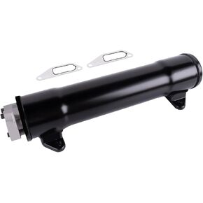 1810171C2 Engine Oil Cooler w/Cover Gaskets Compatible with Case IH Combine Harvester 1660 1670 1680 1822 1844 International Tractor Hydro 100 1440 1460 1470 1480 D414 DT414 D436 DT436 DT466