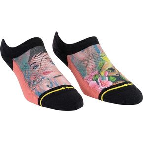MERGE4 Umijoo Cherry Lane No Show Socks for Women Ankle Height Non Slip Compression Socks