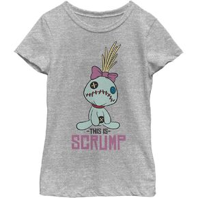 Disney Lilo & Stitch This is Scrump Girl's Heather Crew Tee