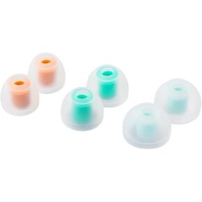 Linsoul DUNU Candy Silicone Eartips S/M/L (3pairs) Bore Size 4.6mm/Single Flange for Earphone Nozzle Diameter from 4.6mm-5.5mm (S/M/L- Each Size 1 Pair)