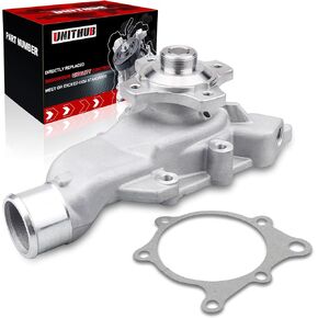 Engine Water Pump Automotive w/Gasket 5012366AB 120-4340 Compatible for Jeep Grand Cherokee TJ Wrangler 4.0L 1999-2006