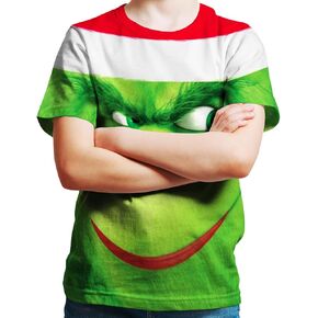 Boys T Shirt 3D Print Girls Funny Cool Graphic T-Shirt Outdoor Breathable Casual Shirts
