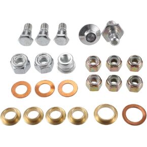 No.25854415/25854416/25958196 / Front Door Hinge Pin and Bushing for Chevrolet Silverado 1500 2500 2007-2014 for GMC Sierra 1500 2500 2007-2014/ Durable / 1 Set