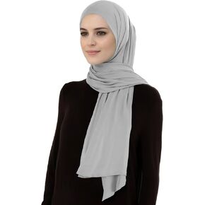 Lina & Lily Breathable Premium Modal Woven Hijab Head Scarf Shawl Wrap for Muslim Women Lightweight