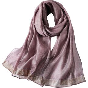 Women Scarf Long Shawl and Wraps Lightweight Scarf Fashion Satin Scarf Neck Scarf for Lady in Saudi Arabia