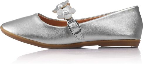 Nova Utopia Toddler Little Girls Flower Girl Dress Ballet Mary Jane Bow Flat Shoes in Saudi Arabia