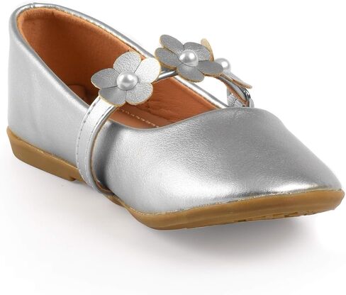 Nova Utopia Toddler Little Girls Flower Girl Dress Ballet Mary Jane Bow Flat Shoes in Saudi Arabia