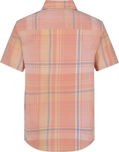Calvin Klein Boys' Short Sleeve Woven Button-Down Shirt in Saudi Arabia