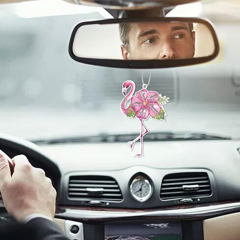 INFUNLY Tribal Wolf Charm Pendant Decoration Car Rear View Mirror Accessories 2D Flat Car Hanging Charm Interior Rearview Pendant Easter Gift Home Decor in Saudi Arabia