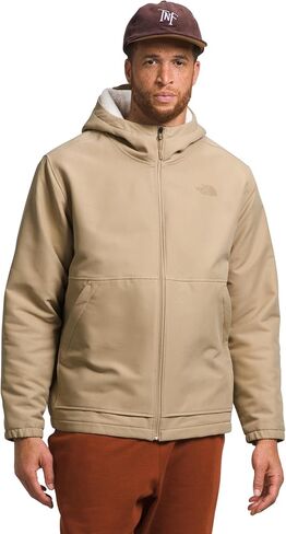 THE NORTH FACE Mens Camden Thermal Hoodie, XXL, Khaki Stone Dark Heather in Saudi Arabia