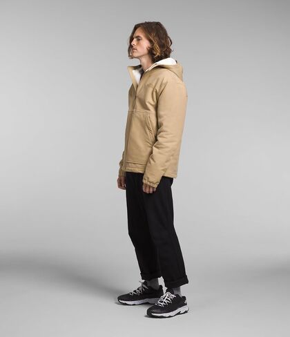 THE NORTH FACE Mens Camden Thermal Hoodie, XXL, Khaki Stone Dark Heather in Saudi Arabia